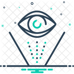 256x256 Hologram Icon Of Line Style