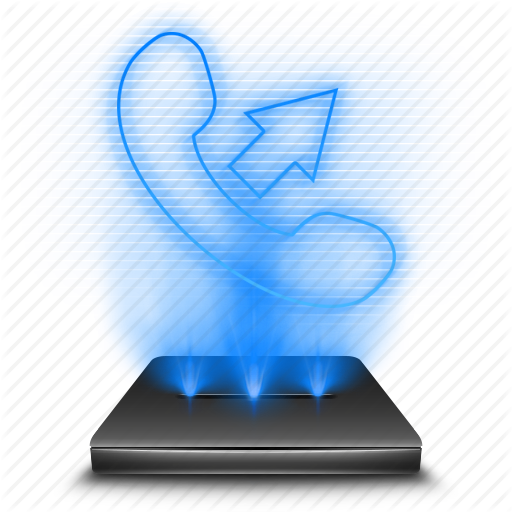 512x512 Cell, Contact, Contacts, Hologram, Holographic, Phone, Smartphone Icon