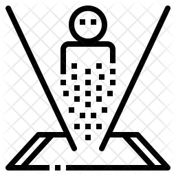 256x256 Hologram Icon Of Line Style