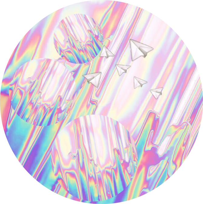 669x670 Slime Holographic Icon Edit Overlay Pink Circle Interes