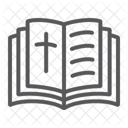 256x256 Holy Bible Icon Of Line Style
