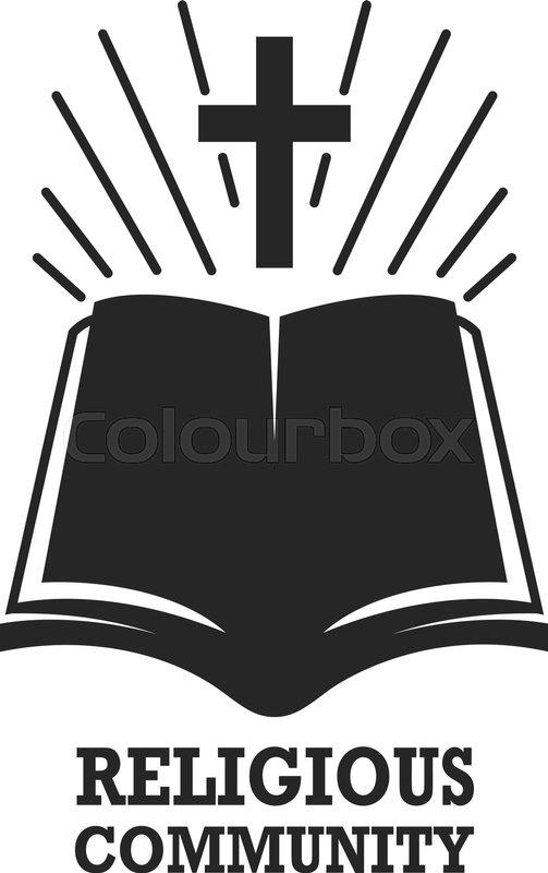 503x800 Religious Community Holy Bible Icon Stock Vector Colourbox
