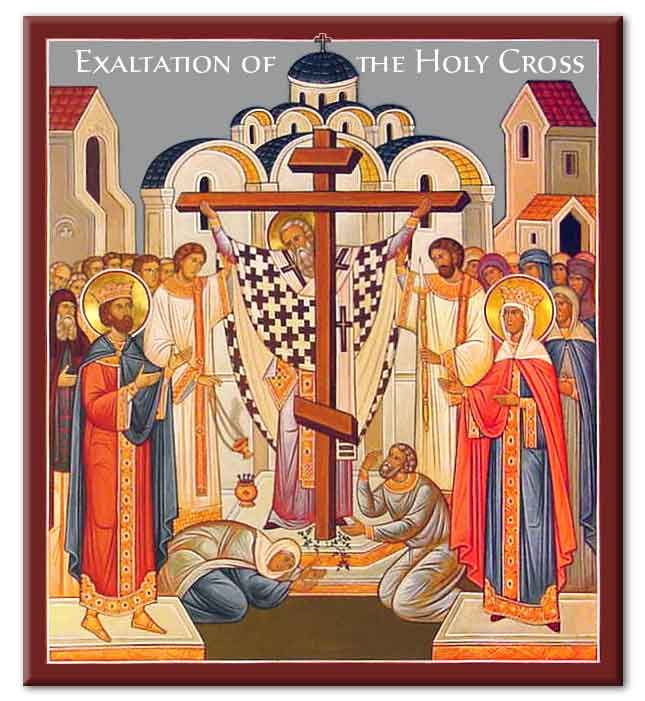 645x701 Exaltation Of The Holy Cross Icon Iconography Holy Cross