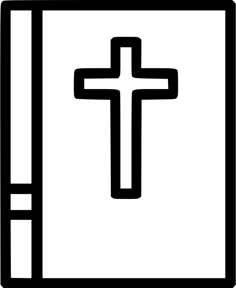 804x980 Bible Holy Cross Book Christian Church Png Icon Free Download