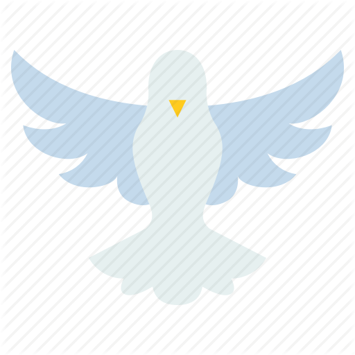 512x512 Bird, Catholic, Christ, Christian, Dove, Flying, Holy Spirit Icon