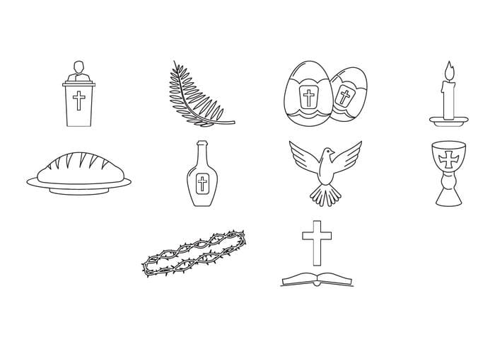 700x490 Free Easter Holy Week Icon Vector Free Graphics