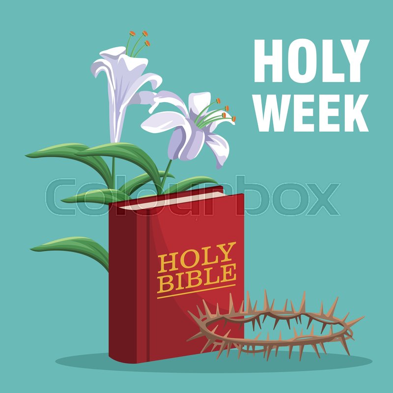 800x800 Holy Week Catholic Tradition Icon Stock Vector Colourbox