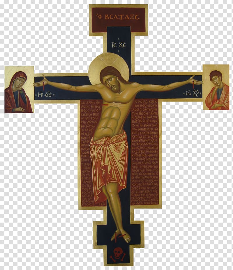 800x928 Christian Cross Crucifix Byzantine Art Icon, Holy Week Transparent