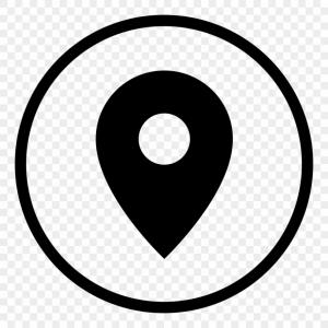 300x300 Photostock Vector House Location Icon Vector Filled Flat Sign