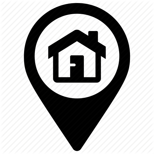 512x512 Address, Home, House, Location Icon