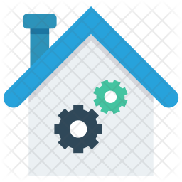 256x256 Home Automation Icon Of Flat Style