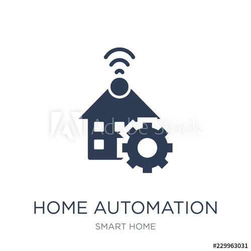 500x500 Home Automation Icon Trendy Flat Vector Home Automation Icon