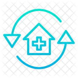 256x256 Home Care Icon Of Gradient Style