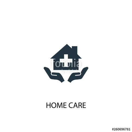 500x500 Home Care Icon Simple Element Illustration Home Care Concept