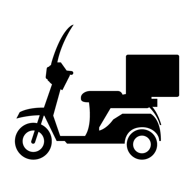 640x640 Home Delivery Bike Motorbike Delivery Transportation