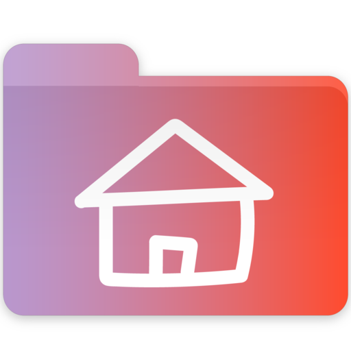 512x512 Home, Folder Icon Free Of Gradient Folders