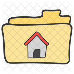 256x256 Home Folder Icon Of Doodle Style