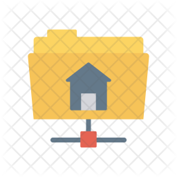 256x256 Share Home Folder Icon Of Flat Style
