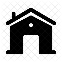 256x256 Home Icon Of Glyph Style