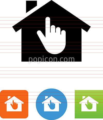 400x464 Vector Choosing A Home Icon