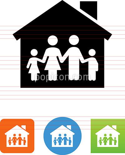 400x496 Family Home Icon
