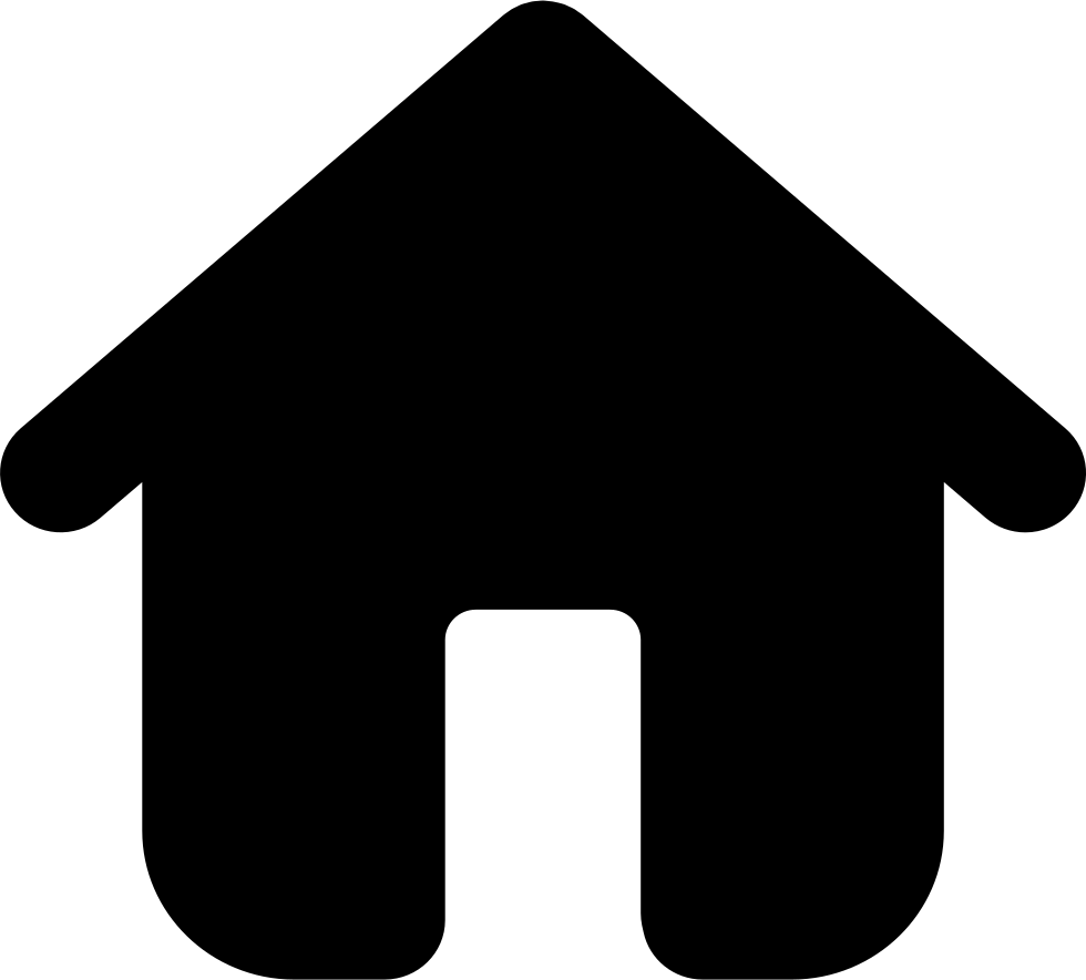 980x884 Home Black Building Symbol Png Icon Free Download