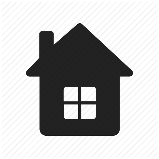 512x512 Black, Building, Contact, Estate, Home, Homepage, House, Vector Icon