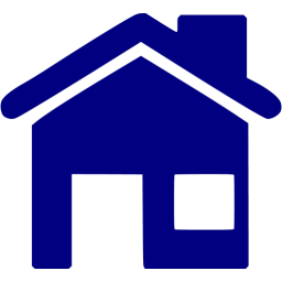 256x256 Navy Blue Home Icon