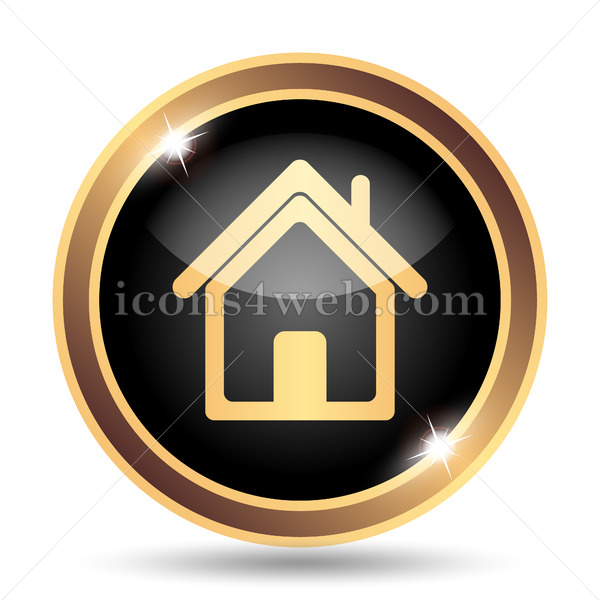 600x600 Home Gold Icon