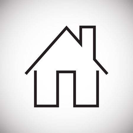 450x450 Home Icon On White Background For Graphic And Web Design, Modern