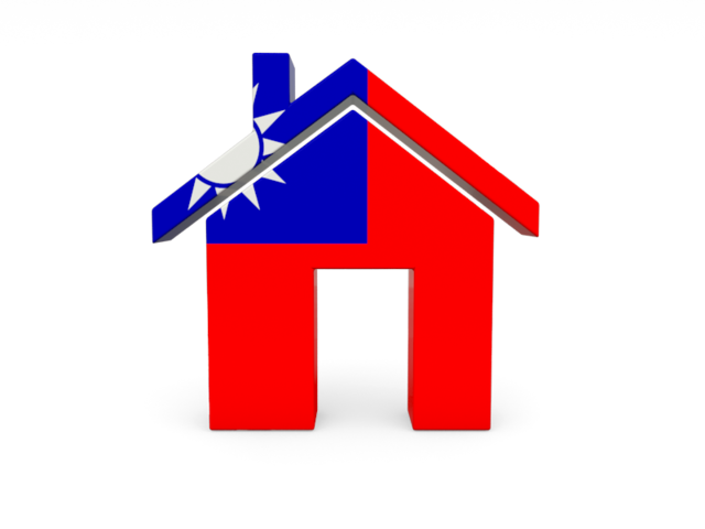 640x480 Home Icon Illustration Of Flag Of Taiwan