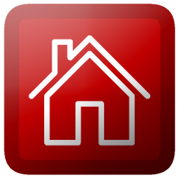 256x256 Red Home Icon