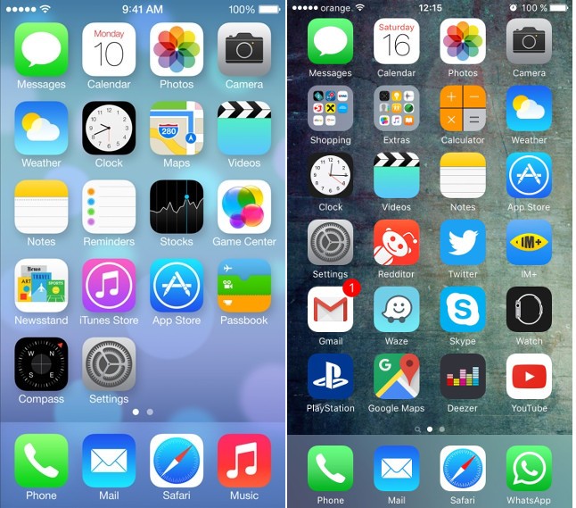 646x569 Windows Mobile Start Screen Vs Ios Home Screen Beauty