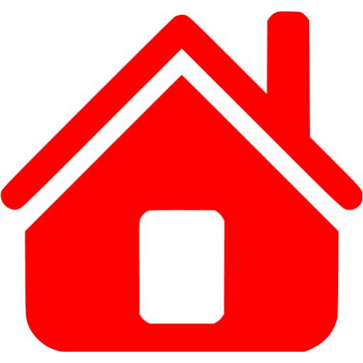 512x512 Red Home Icon