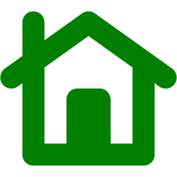 256x256 Green Home Icon