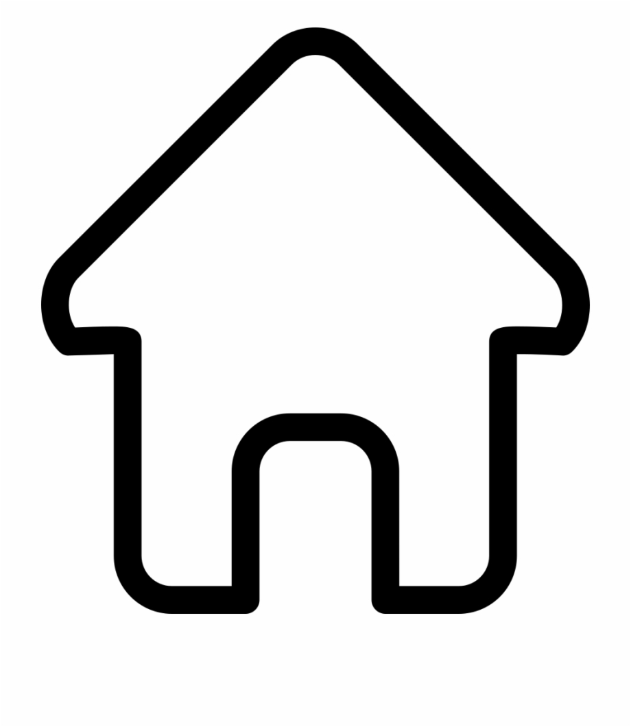 920x1060 House Outline Png Icon Free Download
