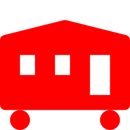256x256 Free Red Mobile Home Icon