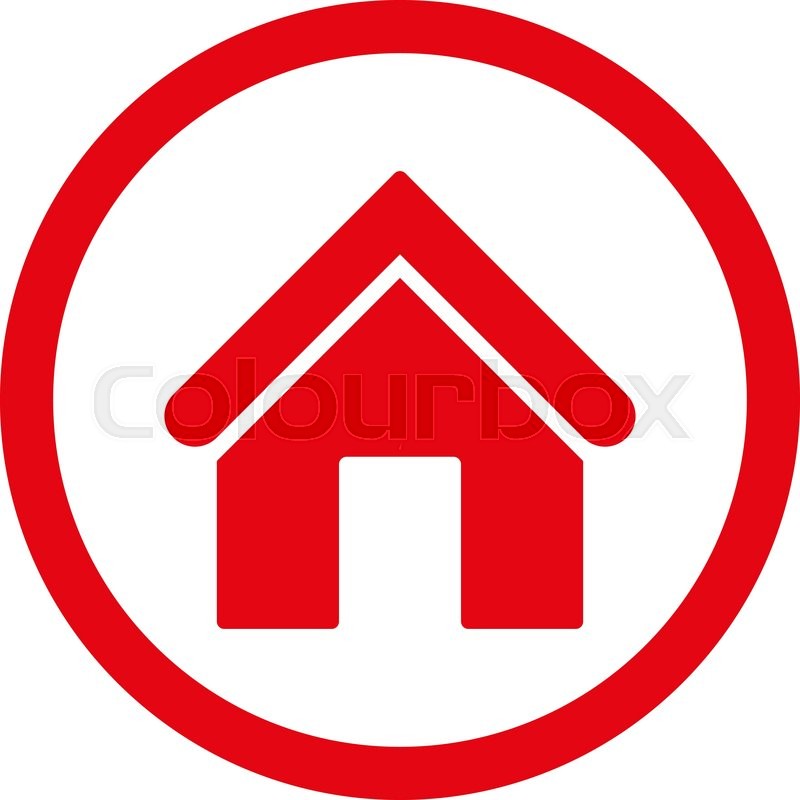 800x800 Home Icon Red