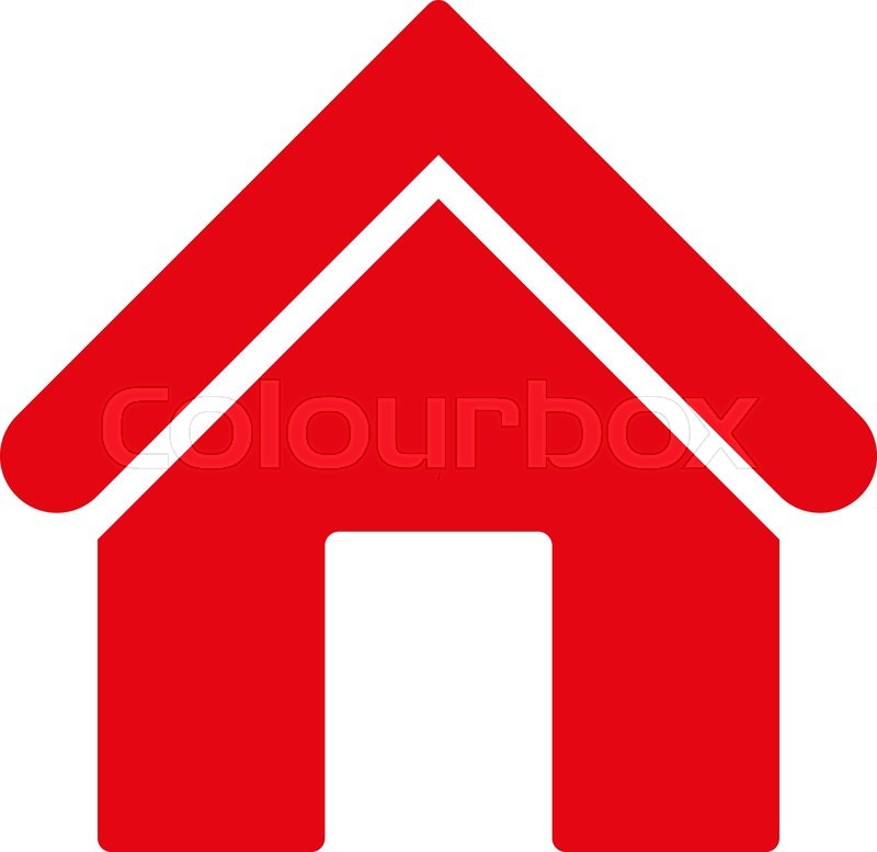 800x777 Home Icon From Primitive Set This Stock Vector Colourbox