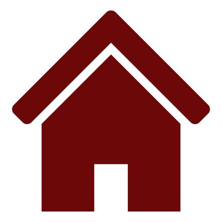 450x450 Vector Illustration Of Home Icon In Red Freestock Icons