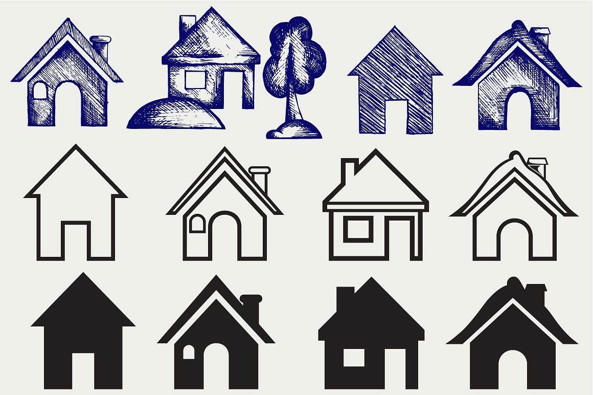 1160x772 Houses Icons