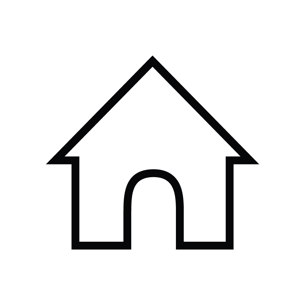 983x983 One Line Home Icon Transparent Png