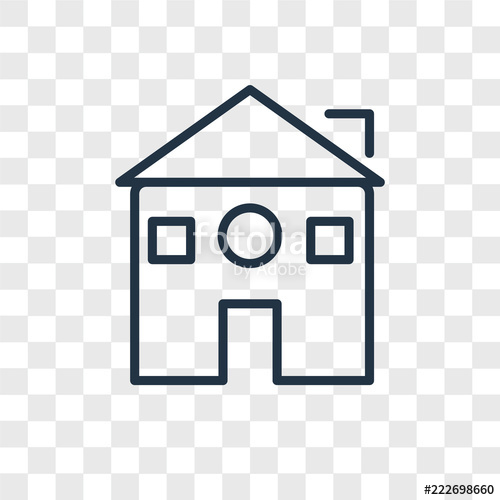 500x500 Home Icons Isolated On Transparent Background Modern And Editable