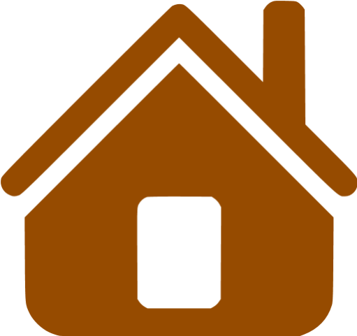 511x481 Brown Home Icon With House Icon Png