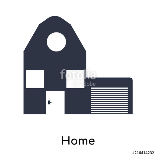 Home Icon Isolated On White Background Simple And Editable Home 500x500 Home Icon Isolated On White Background Simple And Editable Home