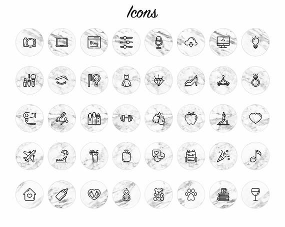 Bundle Of Instagram Story Highlights Icons 570x453 Bundle Of Instagram Story Highlights Icons