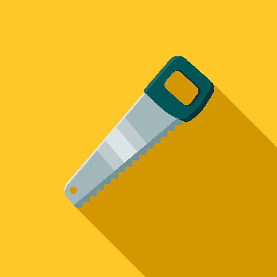 900x900 Saw Flat Design Home Improvement Icon
