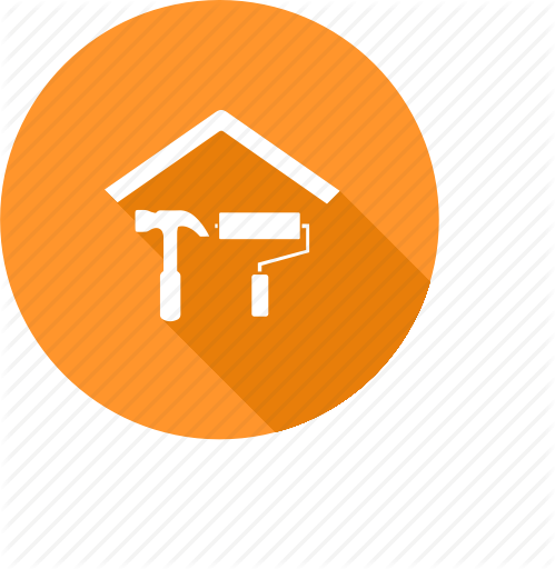 499x512 Home, House, Improvements, Painting, Repair Icon