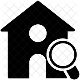256x256 Home Inspection Icon Of Glyph Style