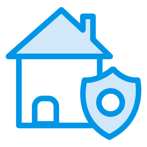 512x512 Home Insurance Icon Of Colored Outline Style